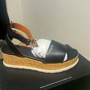 New Coach wedge sandals